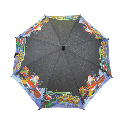 Manija 19&quot; de la forma del modelo J de la Navidad paraguas compacto de los niños de *8K