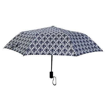Paraguas plegable revestido de goma del diámetro los 98cm de la manija del SGS