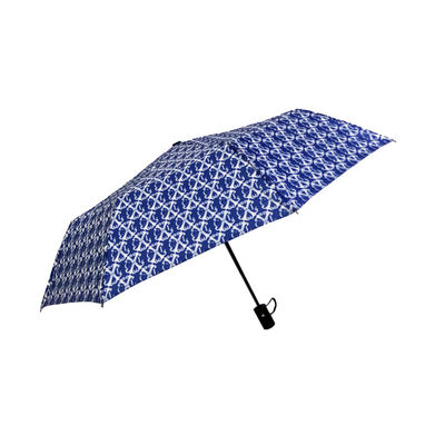 Paraguas plegable revestido de goma del diámetro los 98cm de la manija del SGS