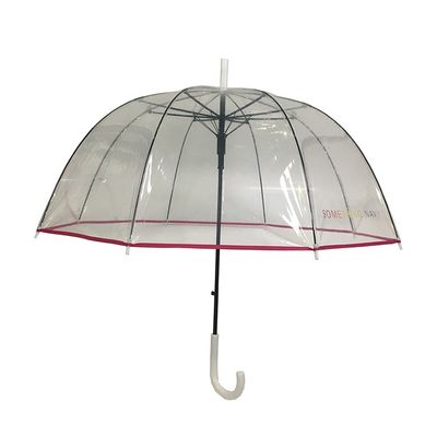 El paraguas transparente vendedor caliente fantástico en venta ve a través el paraguas