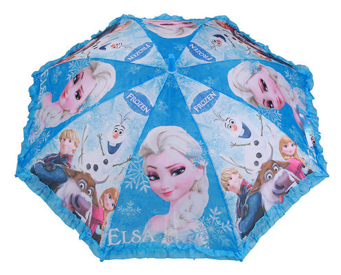 Paraguas lindo de princesa Printing J Handle Disney para los niños