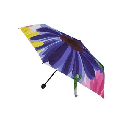 El metal del SGS provee de costillas el paraguas plegable tres con el bolso de compras