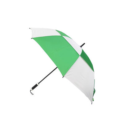 Paraguas a prueba de viento BSCI del golf de la manija plástica para los acontecimientos promocionales