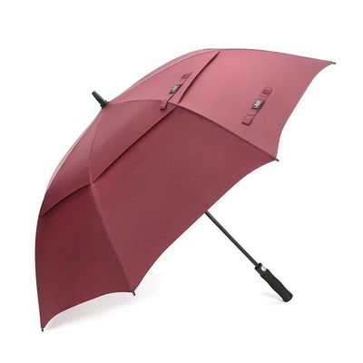Paraguas compacto 27&quot; del golf del eje libre AZO de la fibra de vidrio *8K