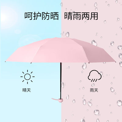 Pequeños ligero ULTRAVIOLETA anti plegable de los paneles del paraguas 8 del diámetro 5 de la cápsula los 96cm ultra