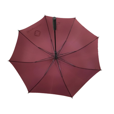 Paraguas ULTRAVIOLETA a prueba de viento de la tela de la pongis del eje de la fibra de vidrio