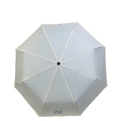 Paraguas compacto cercano abierto auto del plegamiento de la capa doble con las costillas dobles de la fibra de vidrio