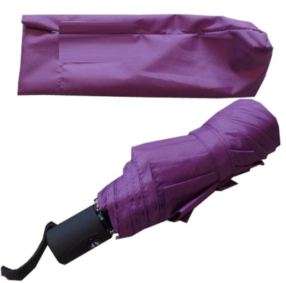 Plegamiento a prueba de viento Mini Umbrella With Fiberglass Frame de la tela de la pongis