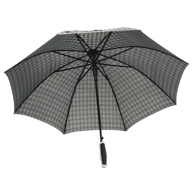 Paraguas impermeable a prueba de viento recto de la tela de la pongis