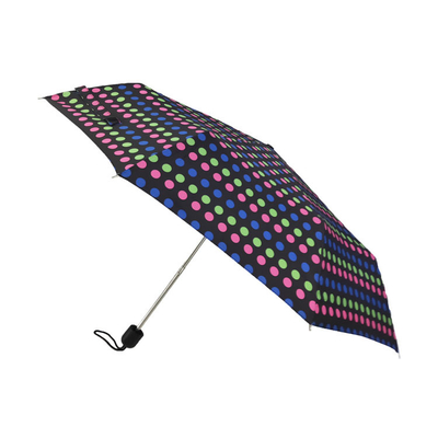 Paraguas plegable de la pongis 3 abiertos manuales con Tote Bag
