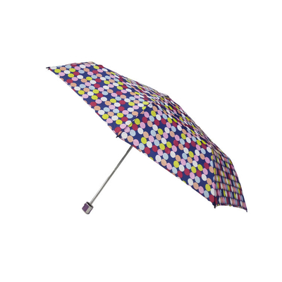 La pongis de impresión a todo color 190T Mini Ladies Folding Umbrella TUV aprobó