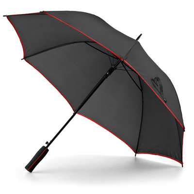 OEM abierto automático del paraguas del golf de la pongis del eje de la fibra de vidrio del 120cm disponible