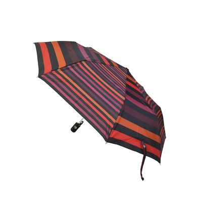Paraguas a prueba de viento plegable cercano abierto auto de la raya de la pongis