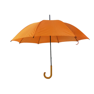 Paraguas plástico del palillo de la lluvia de la pongis de la manija de la promoción