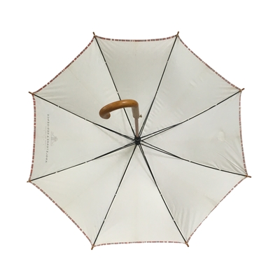 Paraguas de madera abierto auto de la pongis de la promoción del eje