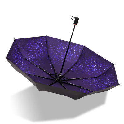 Paraguas plegable de la pongis 3 estupendos abiertos del manual de las señoras mini