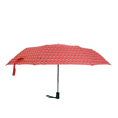 Paraguas plegable automático al aire libre de encargo 21inch de Logo Pongee 190T
