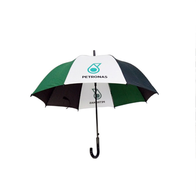La fibra de vidrio provee de costillas el paraguas impermeable a prueba de viento del golf para la promoción