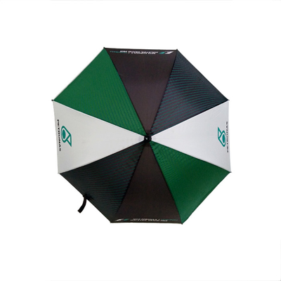 La fibra de vidrio provee de costillas el paraguas impermeable a prueba de viento del golf para la promoción