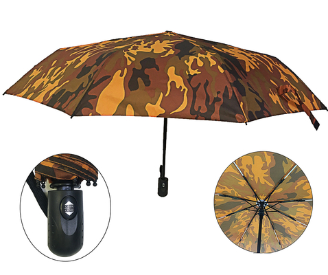 La fibra de vidrio doble a prueba de viento del diámetro los 95cm provee de costillas el paraguas compacto