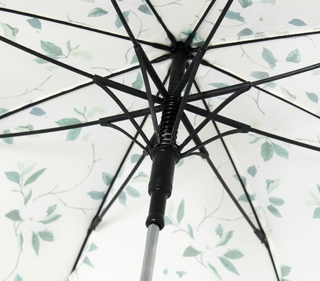 Paraguas recto 100% de la promoción de la impresión del papel de la pongis