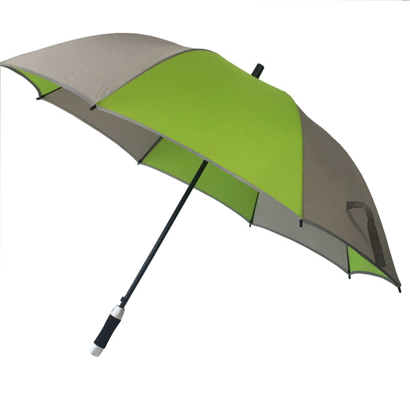 Paraguas de golf compacto 705g Negro Pongee Impermeable