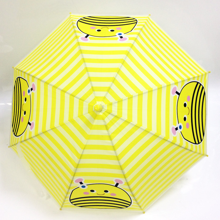 Cute Bees Compacto Paraguas Para Niños Chome Cuadro Revestido Fresa mango Logotipo personalizado