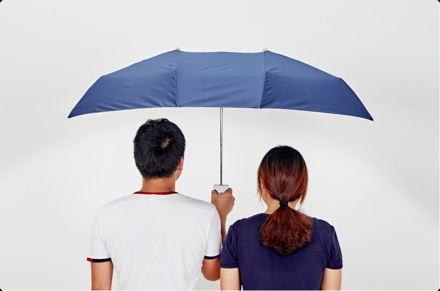 Gran tamaño doble paraguas para exteriores impermeable paraguas creativos con logotipo personalizado y rendimiento