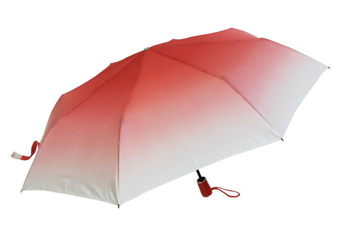 Paraguas a prueba de viento del viaje del plegamiento, cambio ULTRAVIOLETA del color del paraguas del viaje de la protección