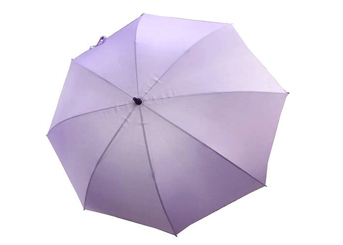 Paraguas púrpura del golf del eje largo automático, pulgada a prueba de viento 8 Pannels de los paraguas 27 del golf