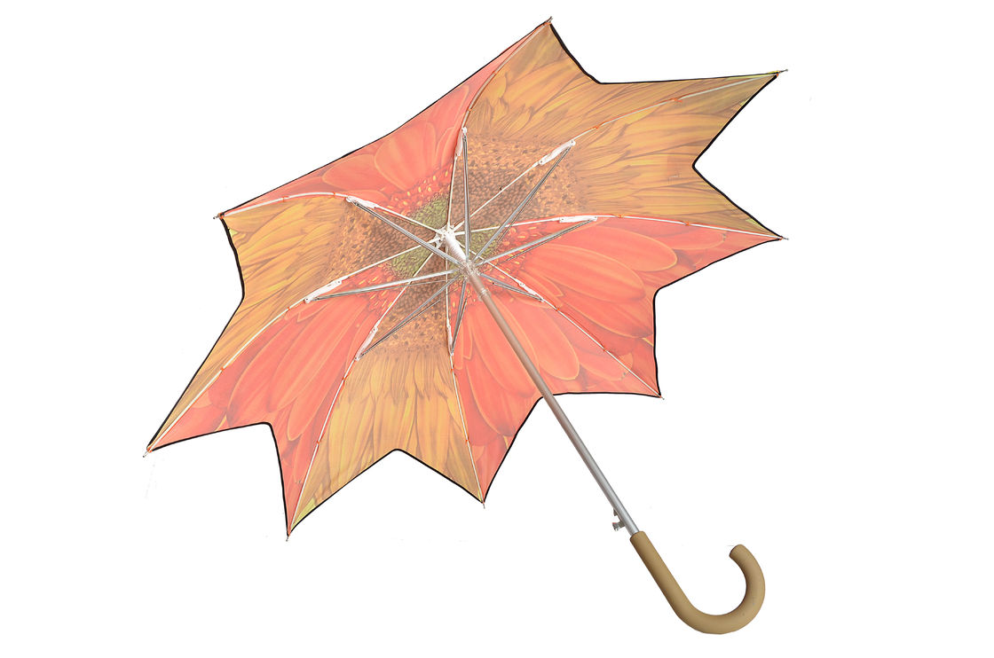 paraguas de aluminio de 26&quot; 16 de las costillas señoras Sun del marco